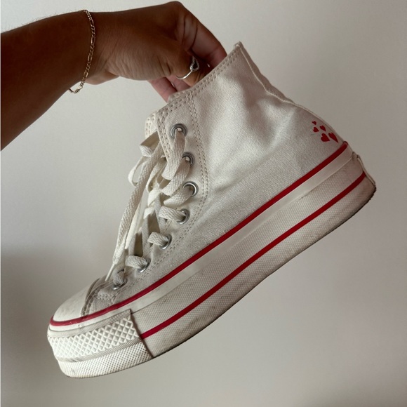 Platform heart converse sneakers - Picture 1 of 4